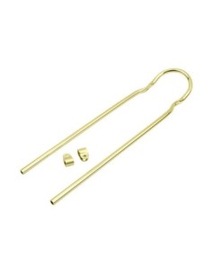 Schwinn style Sissy Bar 22 W/Clamp Gold.